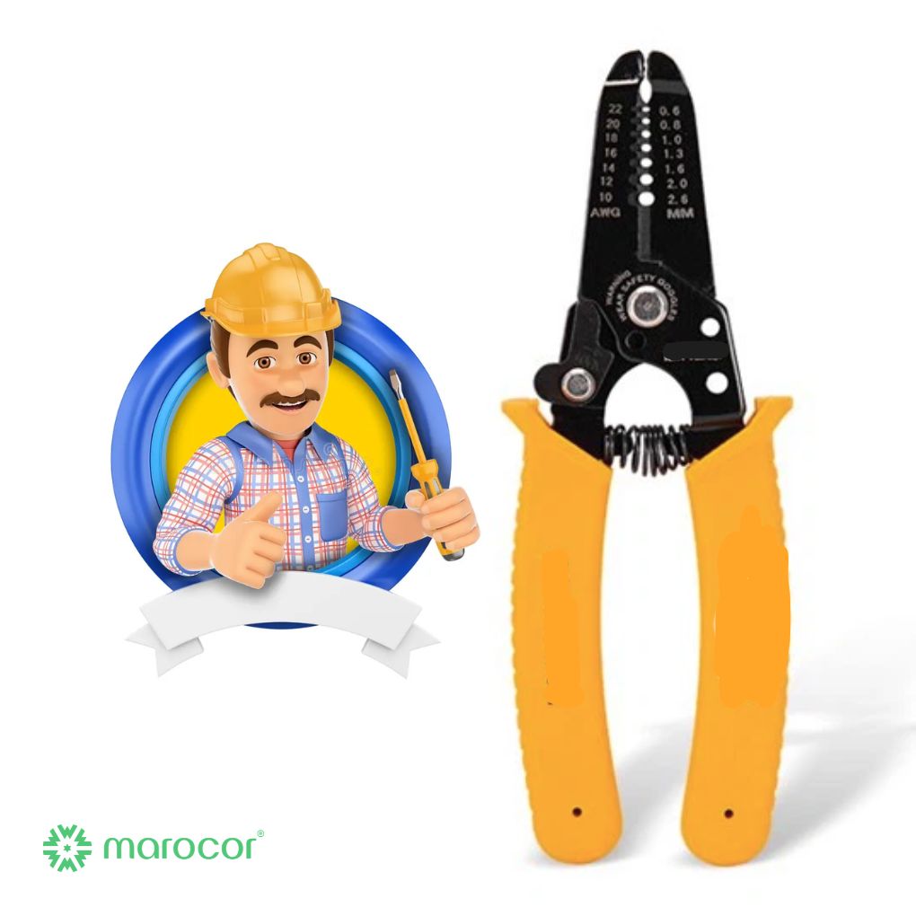 Pinces à Dénuder et à Couper les Fils de avec Poignées Ergonomiques