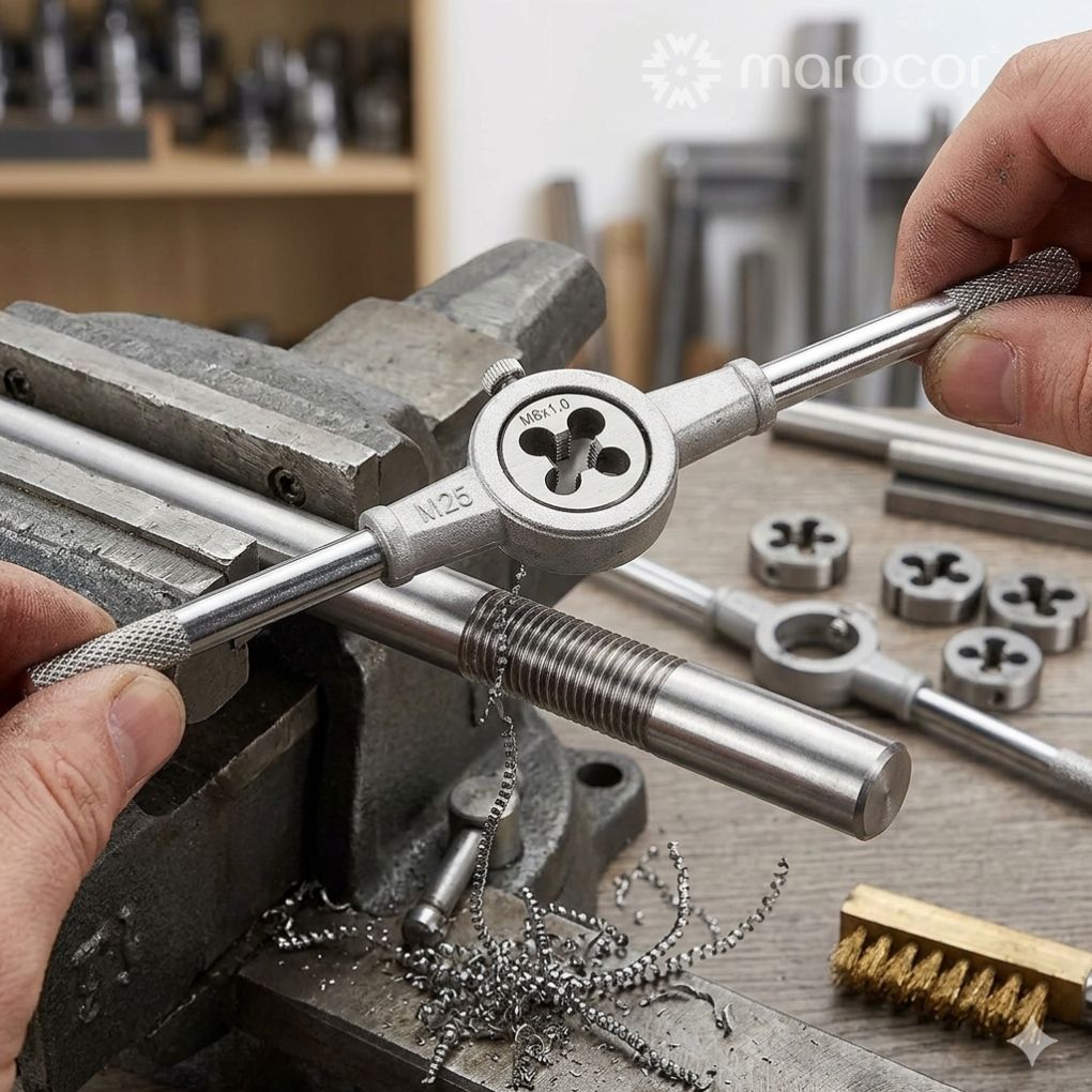(11 pièces) Kit d'outils manuels pour taraudage extérieur