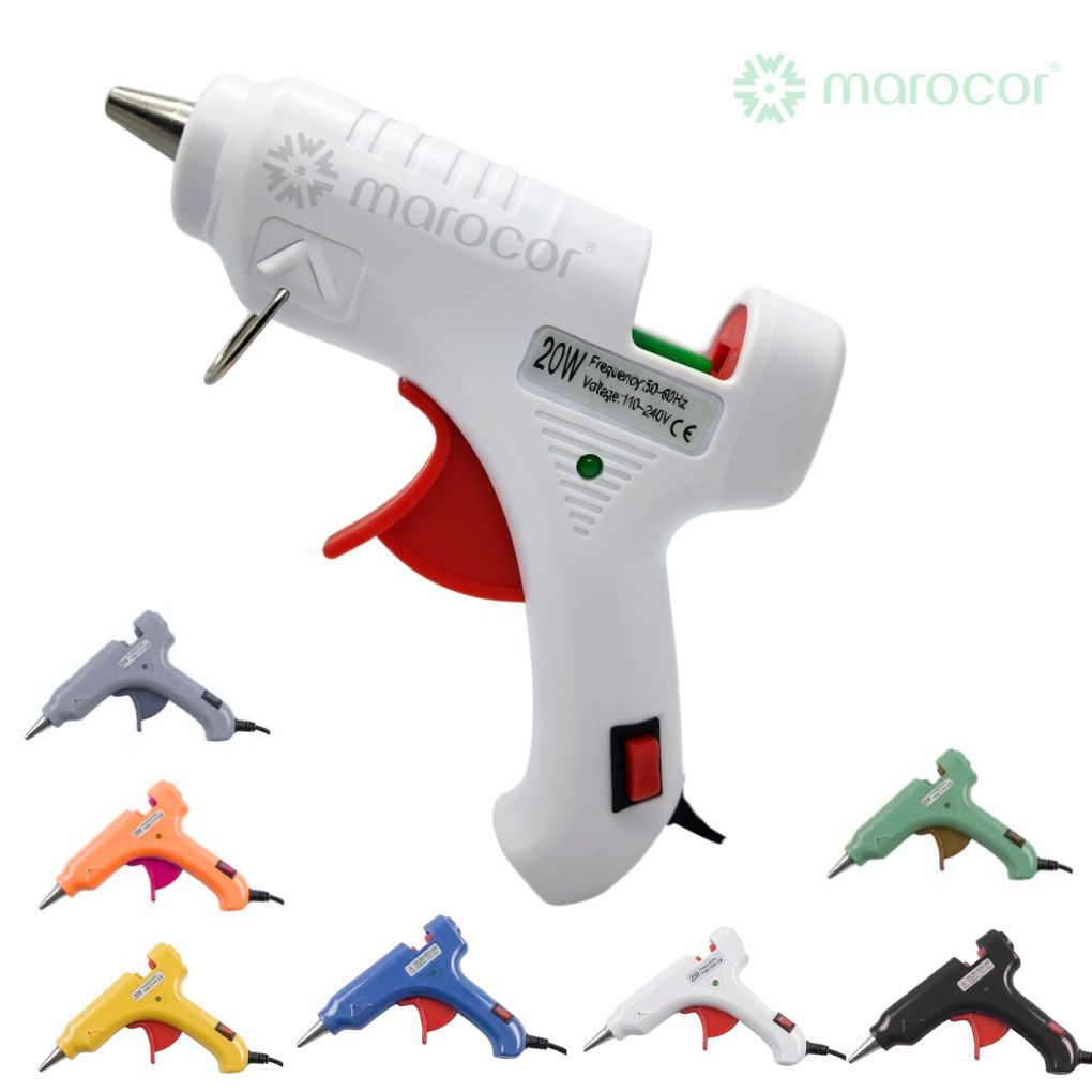 Mini Pistolet à Colle Chaude 20W - Idéal Bricolage & Loisirs Créatifs