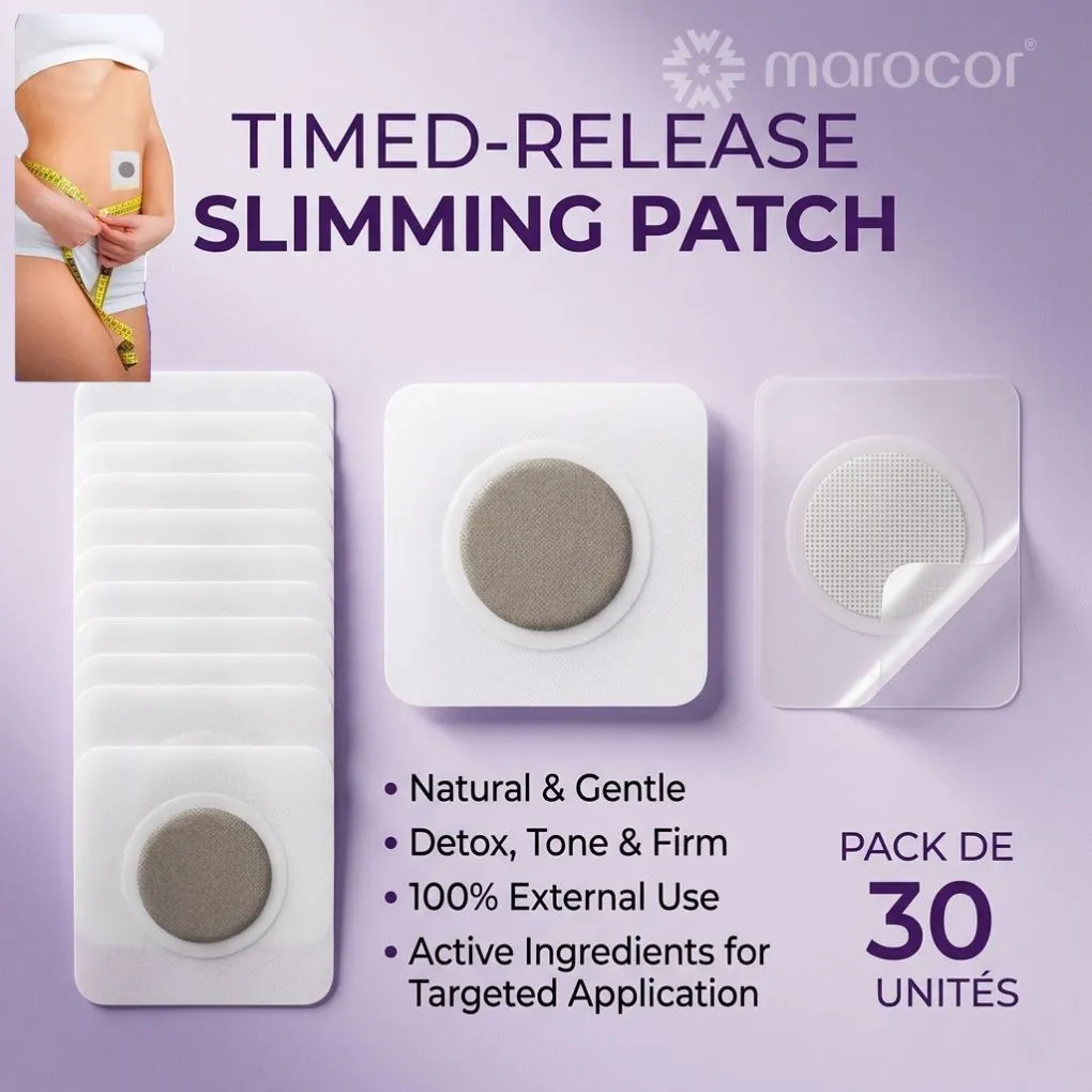 30 pcs Patchs brûle-graisses Perte de Poids Rapide  Il est recommandé d'utiliser le patch la nuit