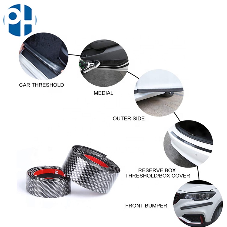 Ruban de Protection Carbone 5D – Protection de Seuil de Porte, Pare-choc et Carrosserie