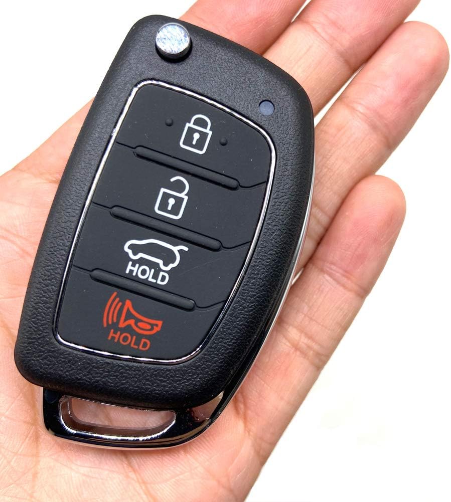Coque Clé Hyundai 4 BOUTON