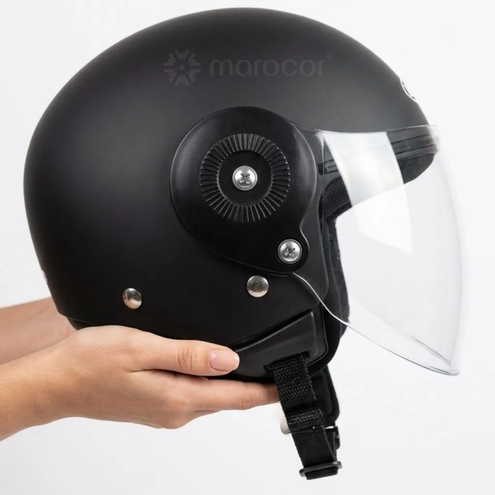 Casque moto Jet Urbain Mat  Alliez Style, Protection et Confort au Quotidien