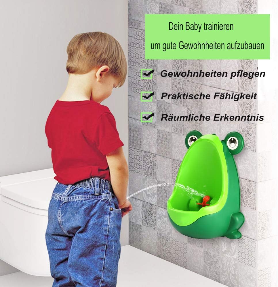 Urinoir Enfant Garçon, Toilette Enfant Grenouille l'apprentissage de la Propreté des Enfants Dans la Salle de Bain
