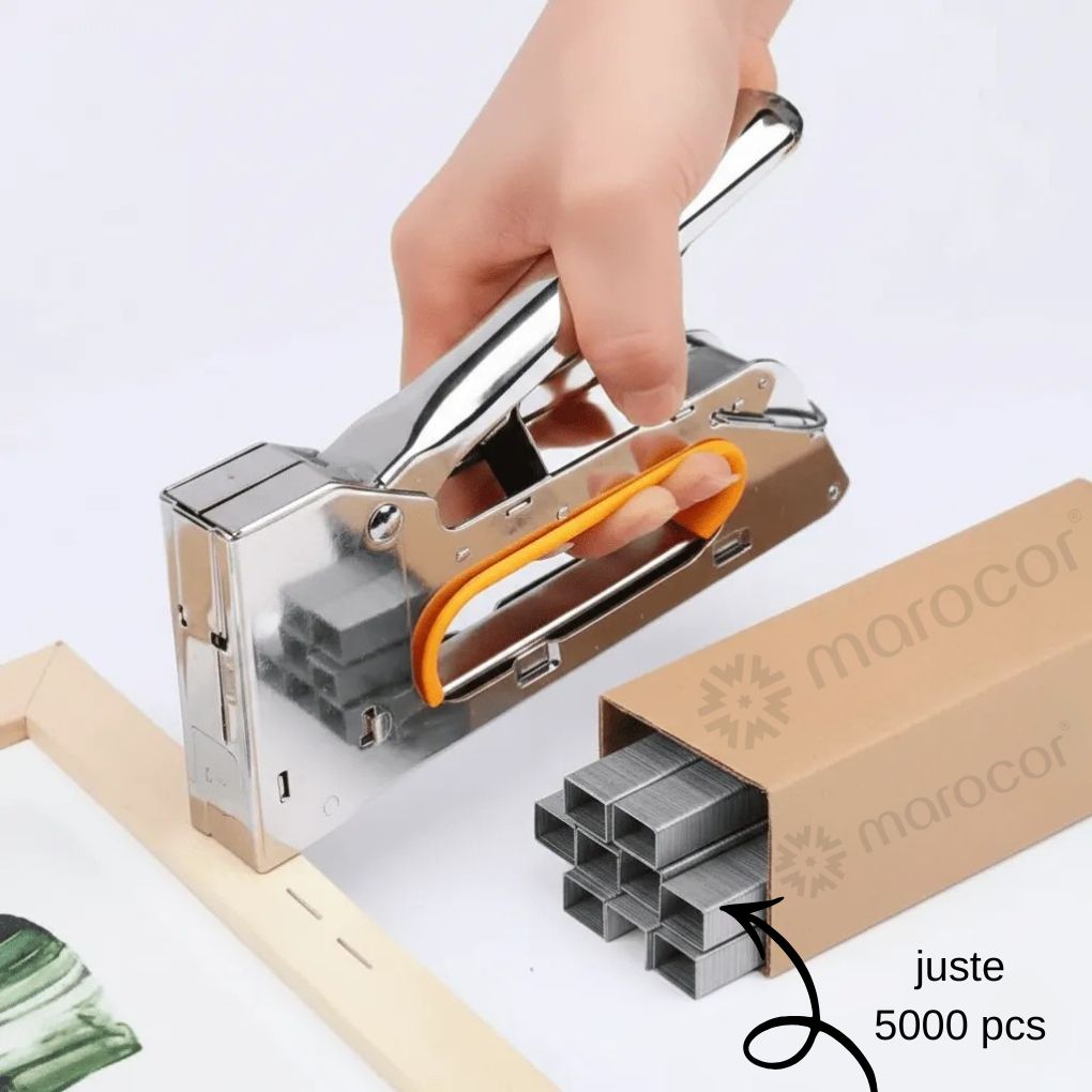 Paquet de 5000 Agrafes galvanisées 13/8 mm