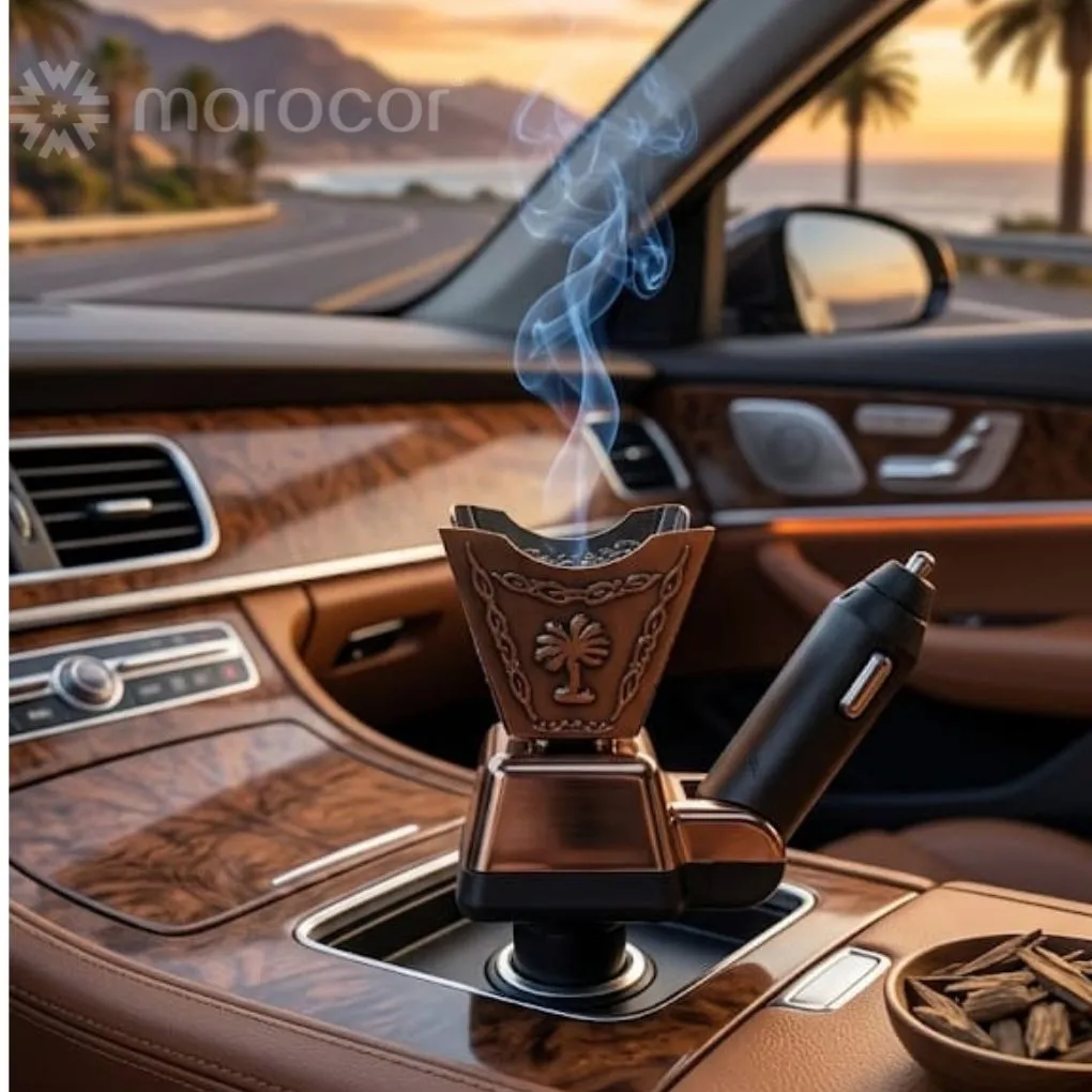 مبخرة السيارة الكهربائية، حامل بخور السيارة