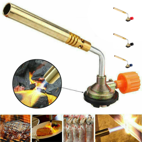 Chalumeau portable au gaz polyvalent pour cuisine, camping et bricolage (colleur aléatoire)