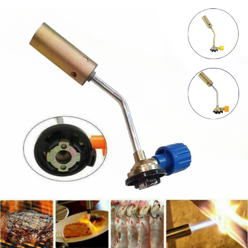 Torche à gaz manuelle avec embout en métal pour usage précis et pratique (colleur aléatoire)