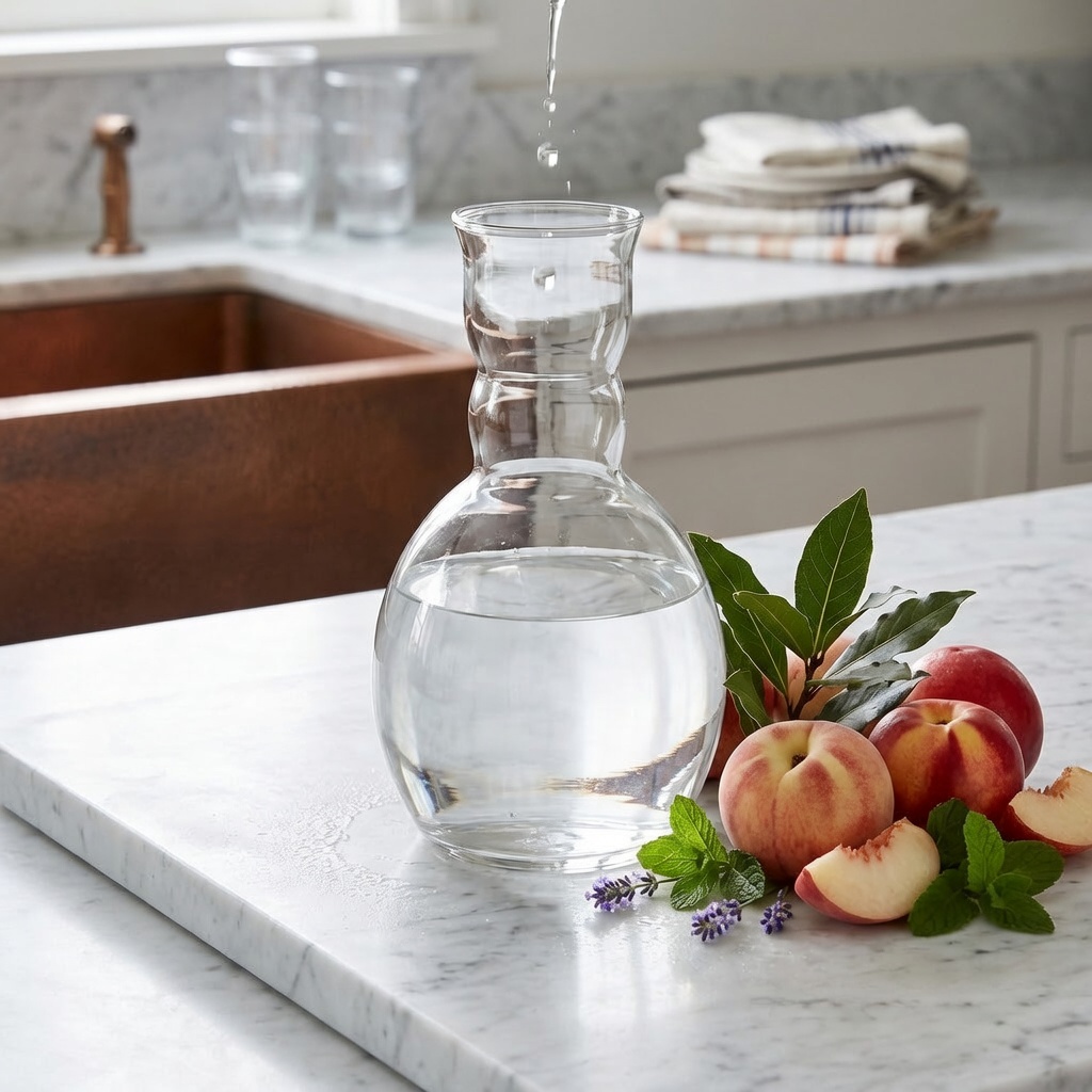 Carafe élégante pour servir eau et jus à la maison