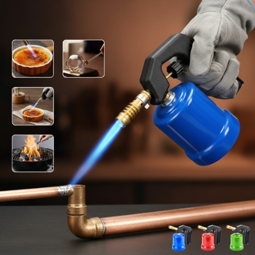 Chalumeau de cuisine à gaz polyvalent pour usages multiples (colleur aléatoire)