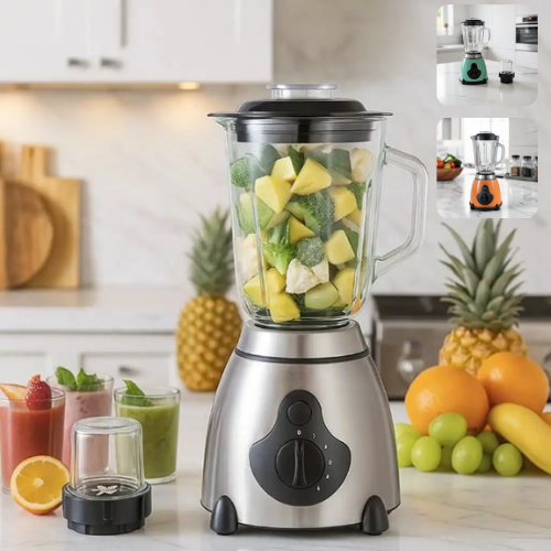 Mixeur avec bol en verre pour cuisine et préparation de boissons ( colleur aléatoire)