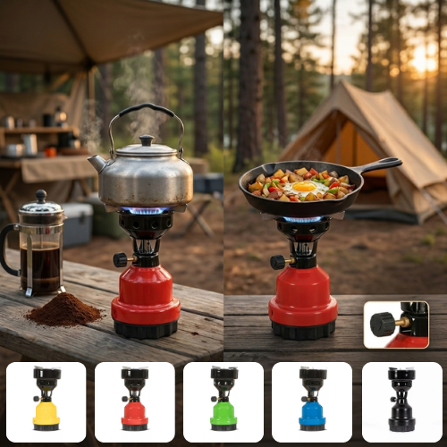 Chauffage portable à gaz pour barbecue au charbon de bois (colleur aléatoire)