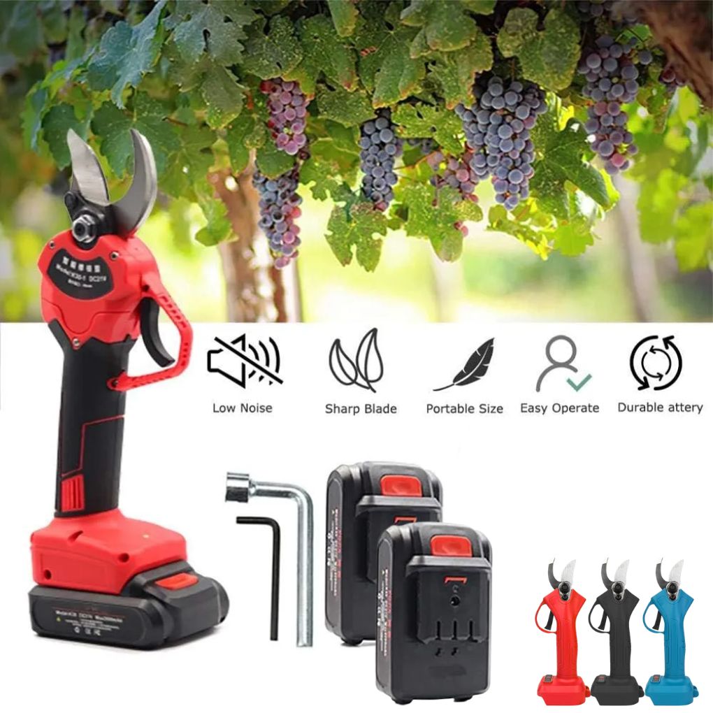 Sécateur électrique de jardin facile Sécateur électrique sans fil professionnel ciseaux