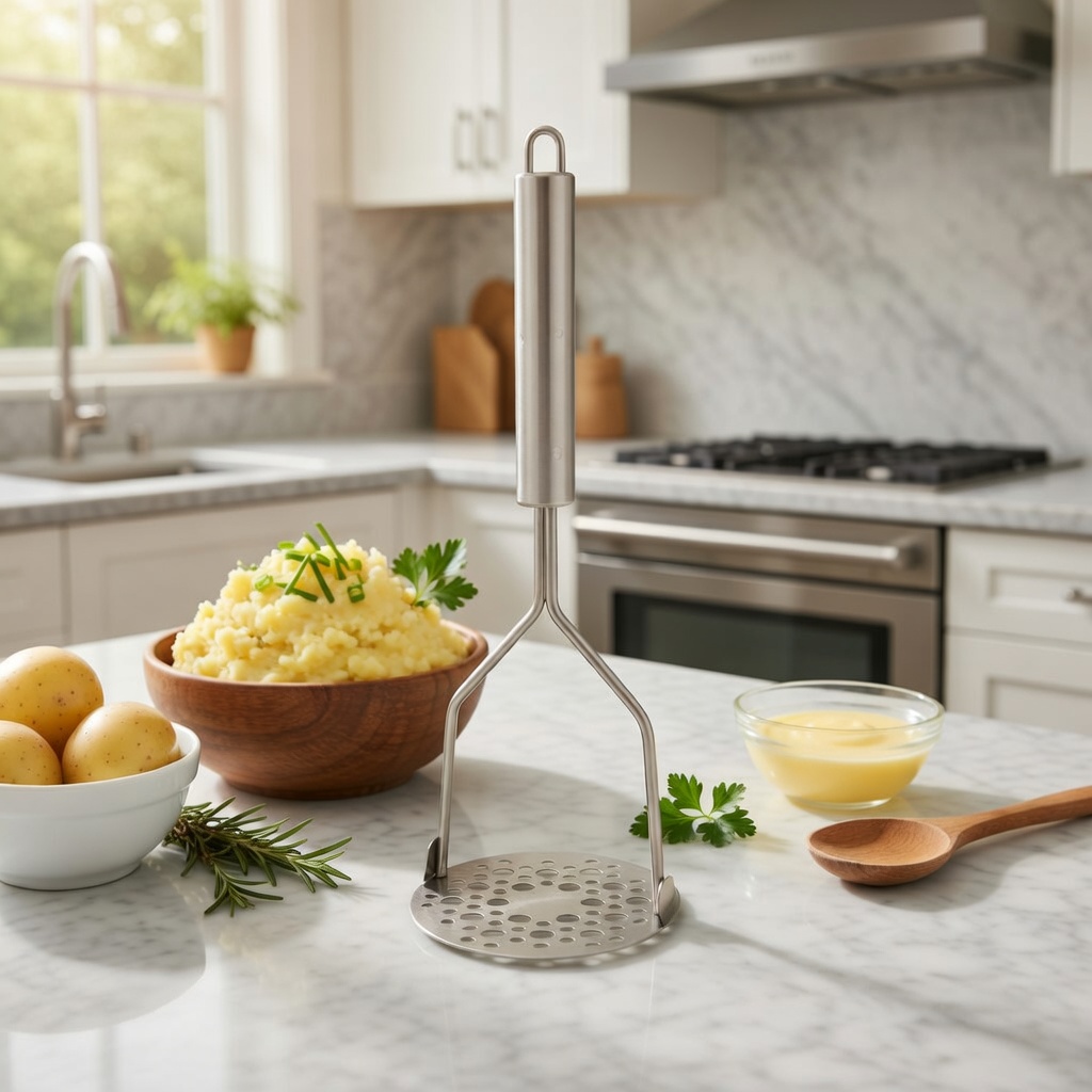 Pilon presse-purée manuel pour pommes de terre et légumes
