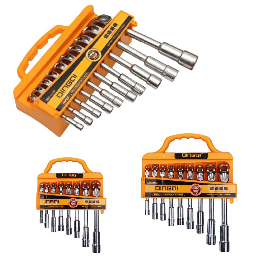 Ensemble professionnel des clés à pipe débouchées