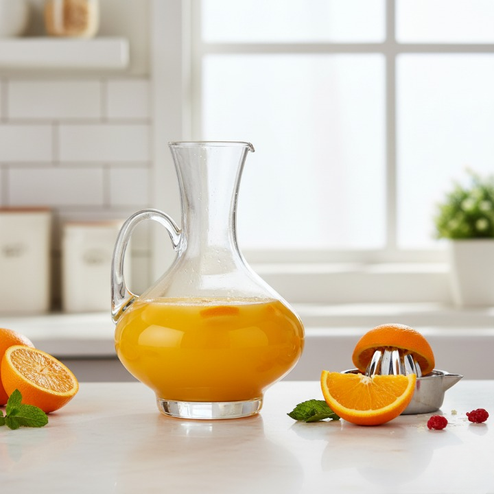 Pichet en verre pour service de boissons – Élégant et pratique
