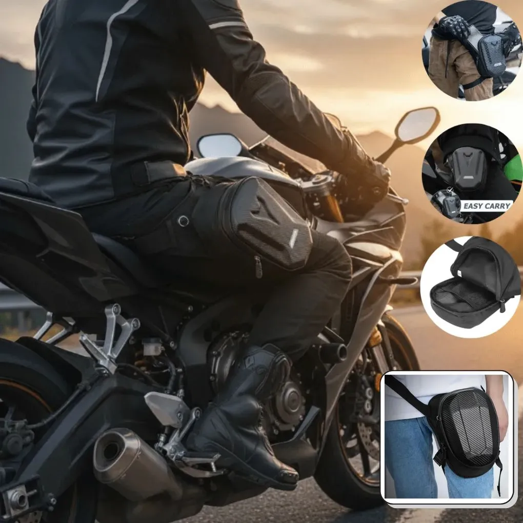 Sac de jambe multifonction étanche pour moto et plein air