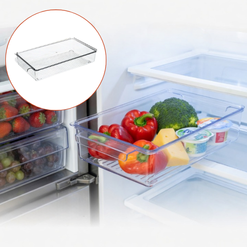 Boîte organisatrice pour réfrigérateur, pratique pour conserver fruits, légumes et pain
