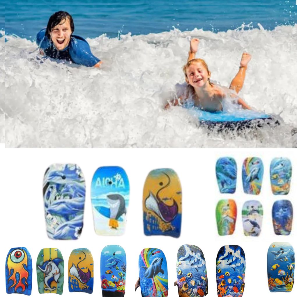 Planche de Surf de Plage d'Été pour Enfants ,Flottante et Sécurisée motif et couleur aleatour