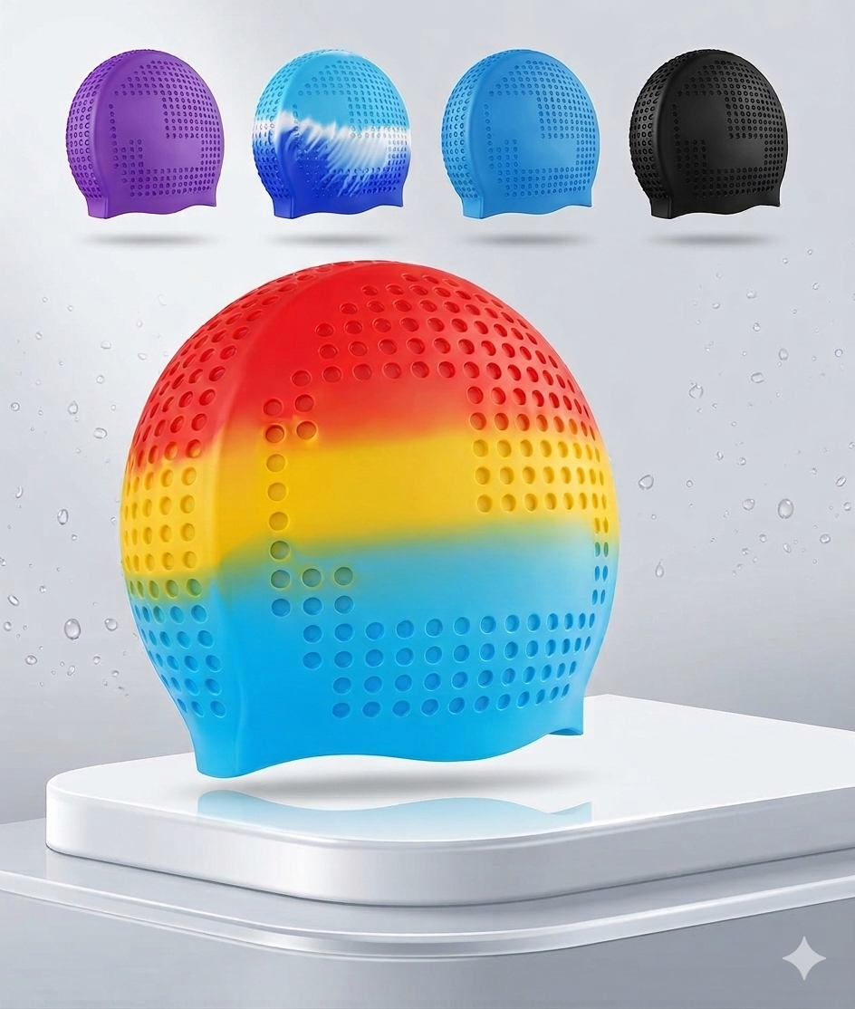 Bonnet de Natation Professionnel en Silicone - Confort & Haute Performance