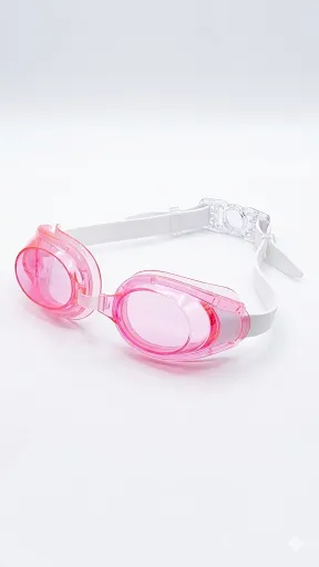 Lunettes de natation ergonomiques et confortables pour enfants - Rose