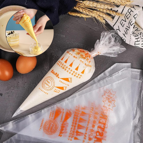 Lot de 100 poches à douille jetables pour pâtisserie