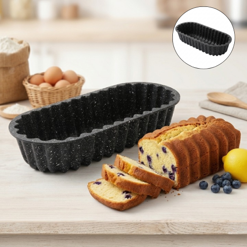 Moule ondulé antiadhésif résistant à la chaleur, idéal pour pâtisserie maison