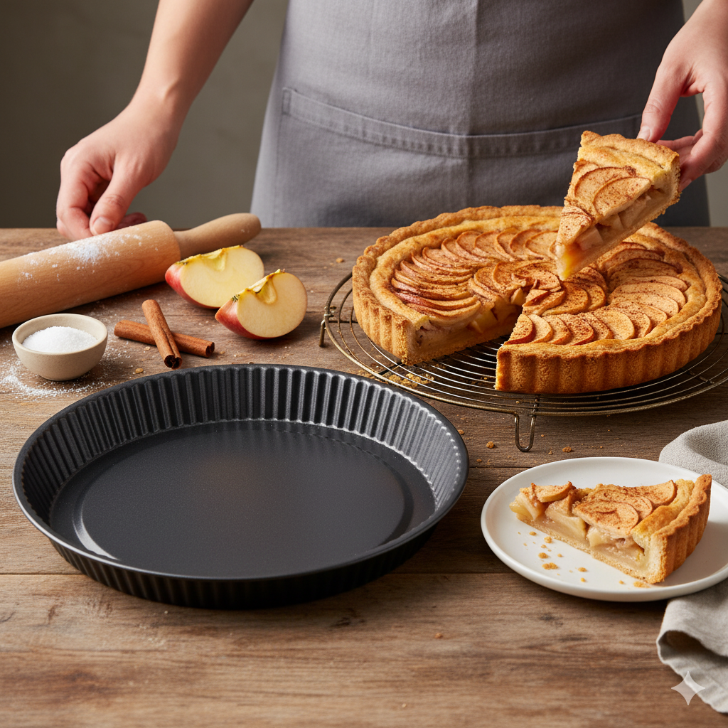 Moule rond pour tarte, plat pratique pour pâtisserie