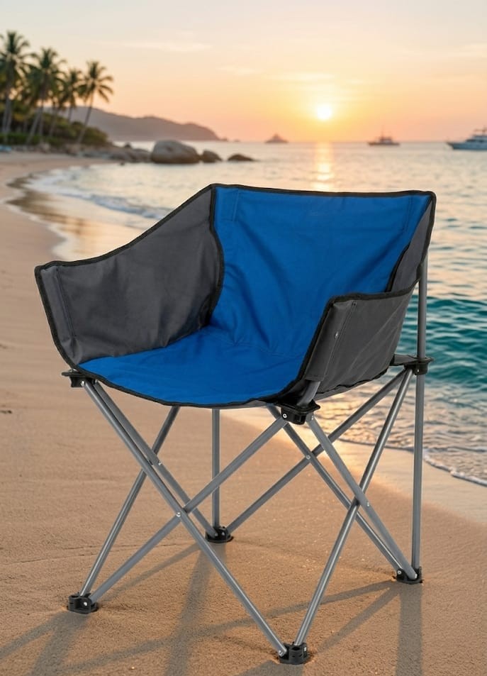 chaise de Camping Pliant Confortable et Robuste - Idéal pour le Plein Air et les Festivals