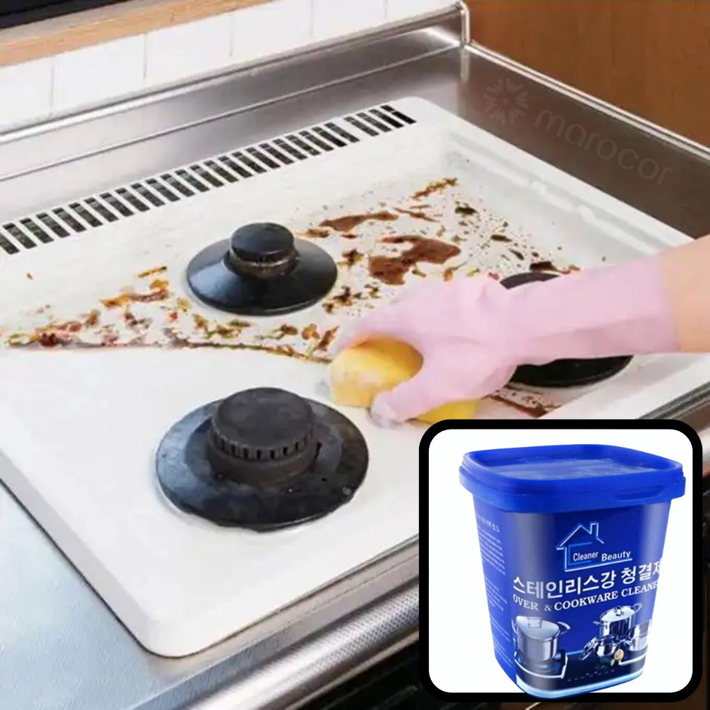 Pâte nettoyante multi-usages Cleaner Beauty pour voitures, ustensiles de cuisine et surfaces en acier