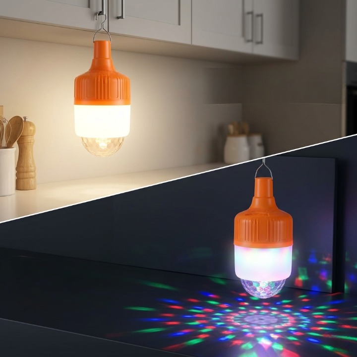 Ampoule rechargeable portable avec câble USB