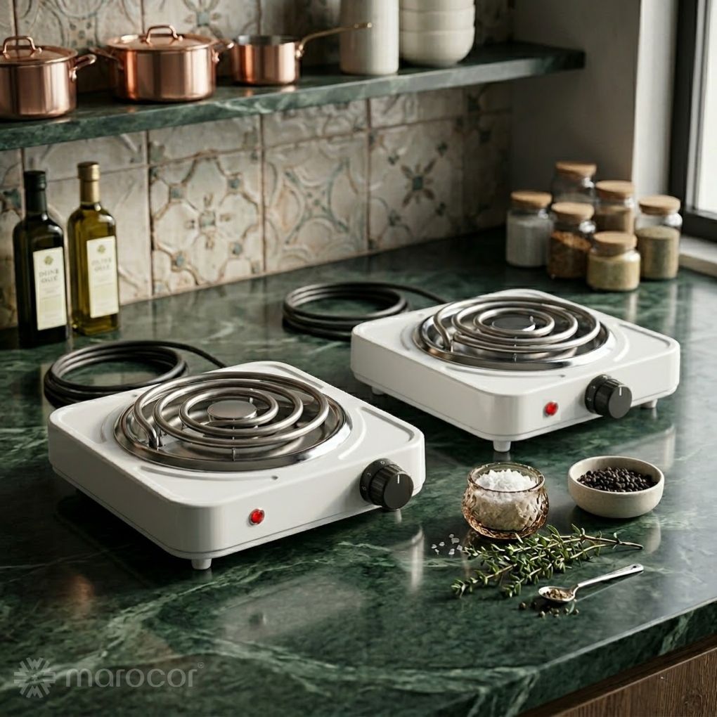 Réchaud électrique 1000W Cuisinez en toute simplicité