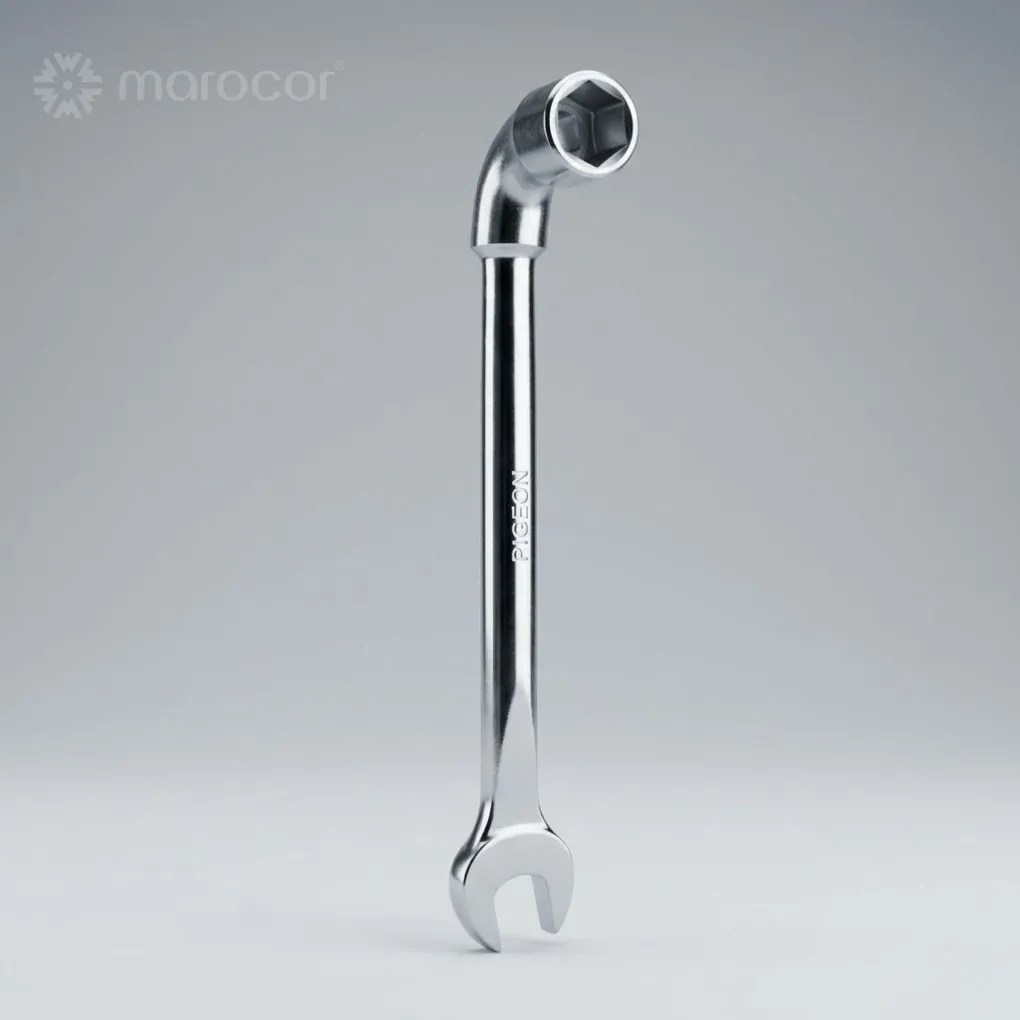 Clé à pipe coudée – Outil de serrage robuste et précis