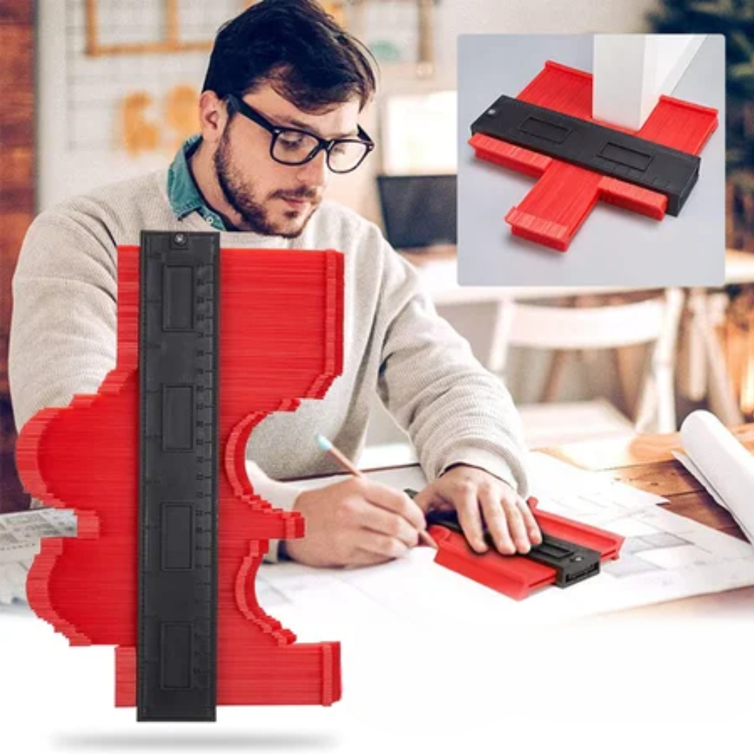 Jauge de contour 35cm pour menuiserie et traçage de formes
