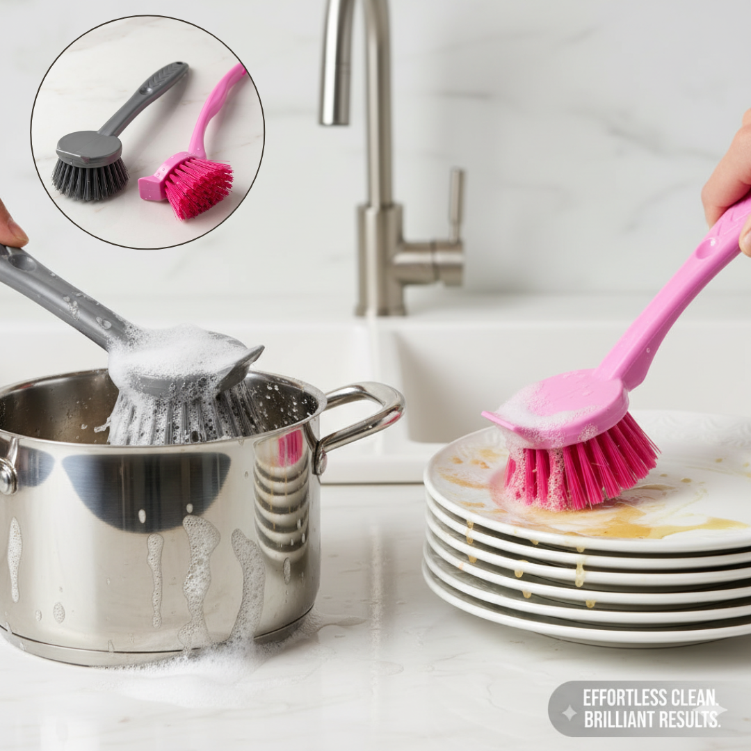 Brosse à vaisselle multifonction pour nettoyage efficace (couleur aléatoire)
