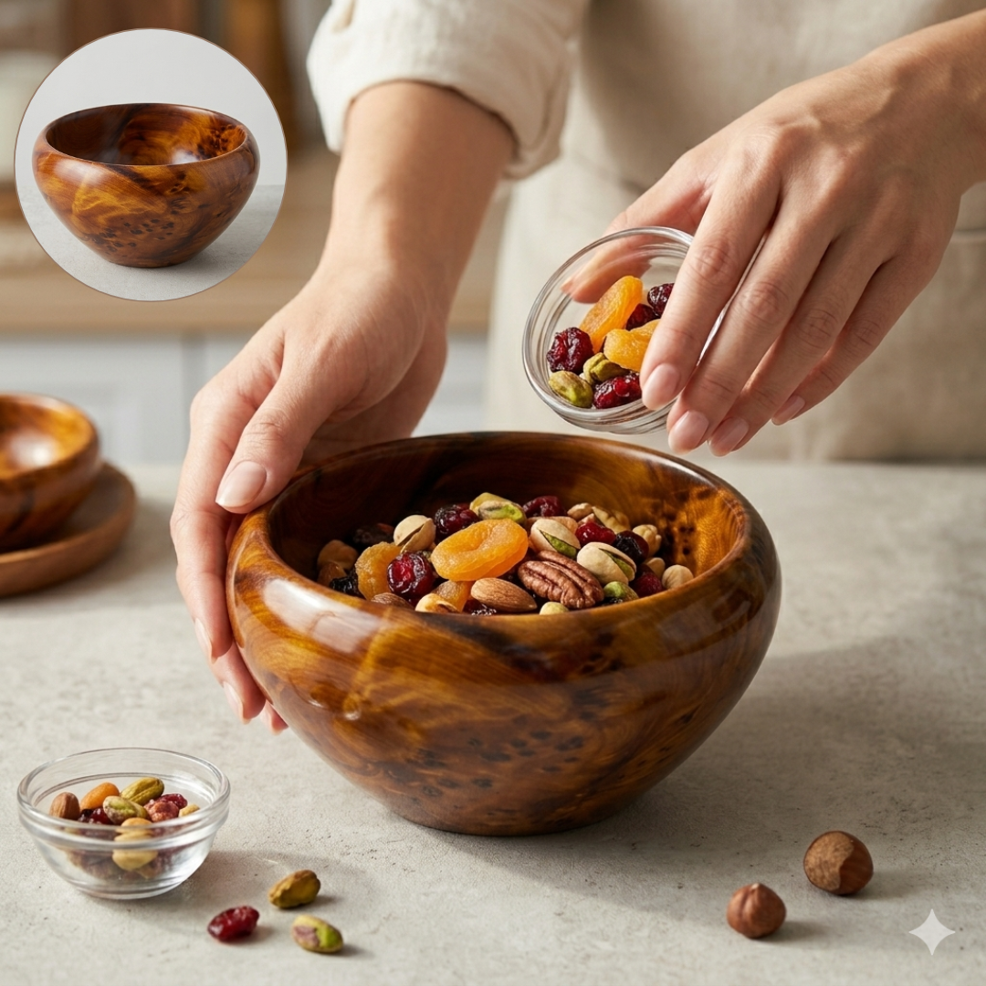 Bol artisanal multifonction avec parfum naturel de genévrier