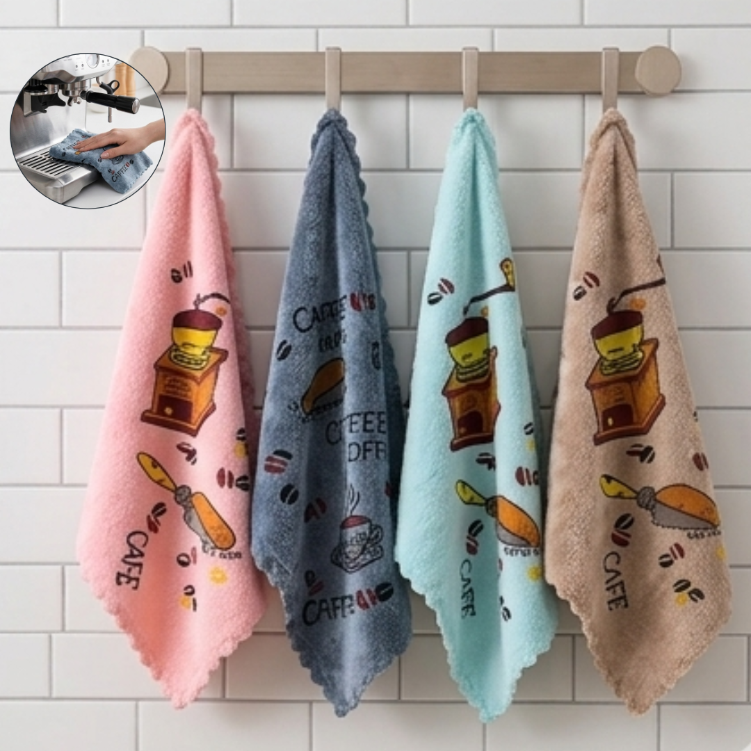 Serviette de cuisine absorbante et pratique pour usage quotidien ( couleur aléatoire)