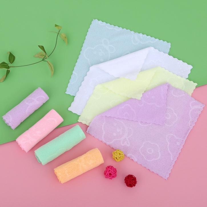 Serviette absorbante à séchage rapide pour visage, mains et usage bébé et maison ( couleur aléatoire)