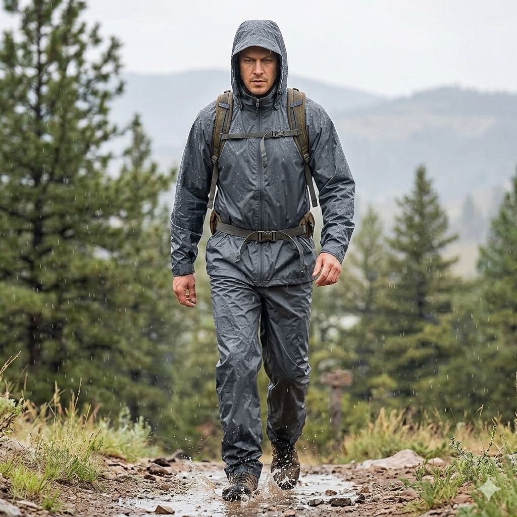 Ensemble Imperméable  – Veste et Pantalon de Pluie