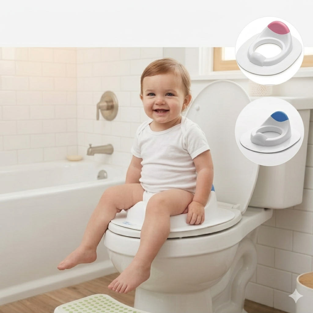 Siège de toilette coussin pour bébés, réducteur WC bébé doux
