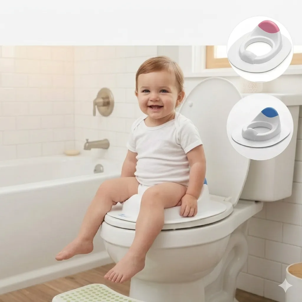 Siège de toilette coussin pour bébés, réducteur WC bébé doux