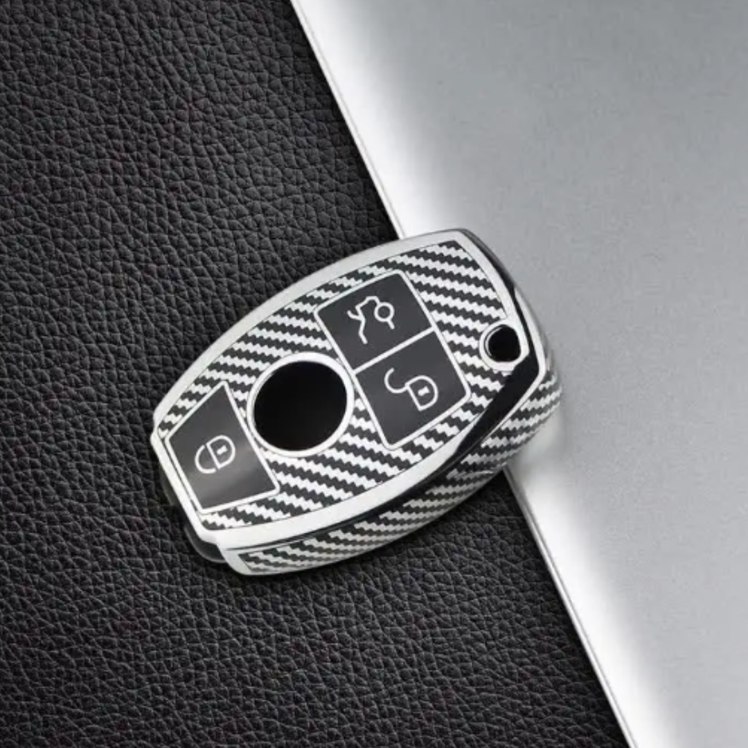 Étui de protection premium pour clé Mercedes-Benz compatible plusieurs modèles