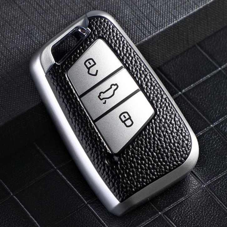 Coque de clé compatible VW Volkswagen, Seat et Skoda télécommande