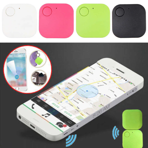 Localisateur Bluetooth intelligent anti-perte pour clés et animaux compatible iOS et Android (couleur aléatoire)