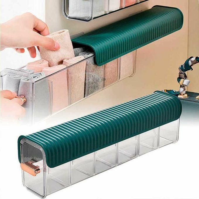 Organisateur mural transparent avec tiroirs coulissants Elégant - Boîte de Rangement Transparente et Pratique