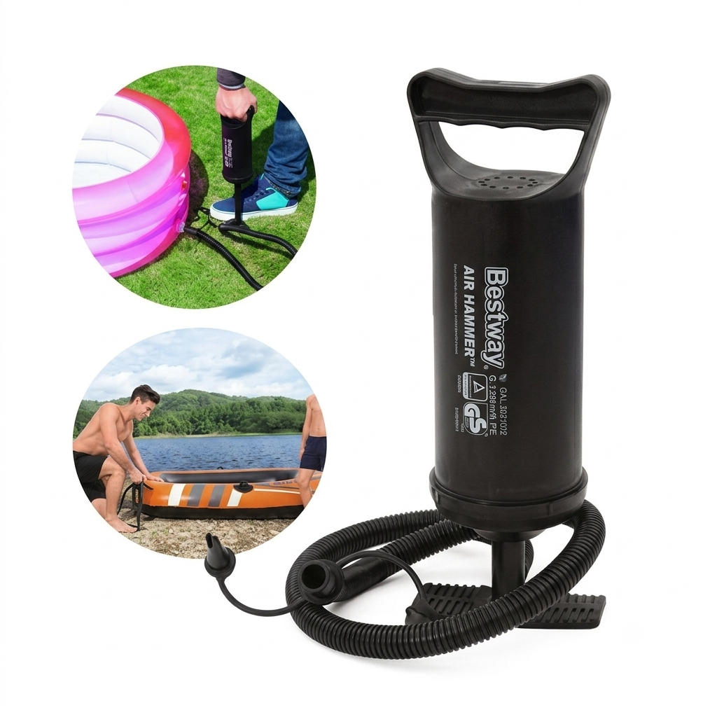 Pompe à main pratique pour gonflage rapide et facile