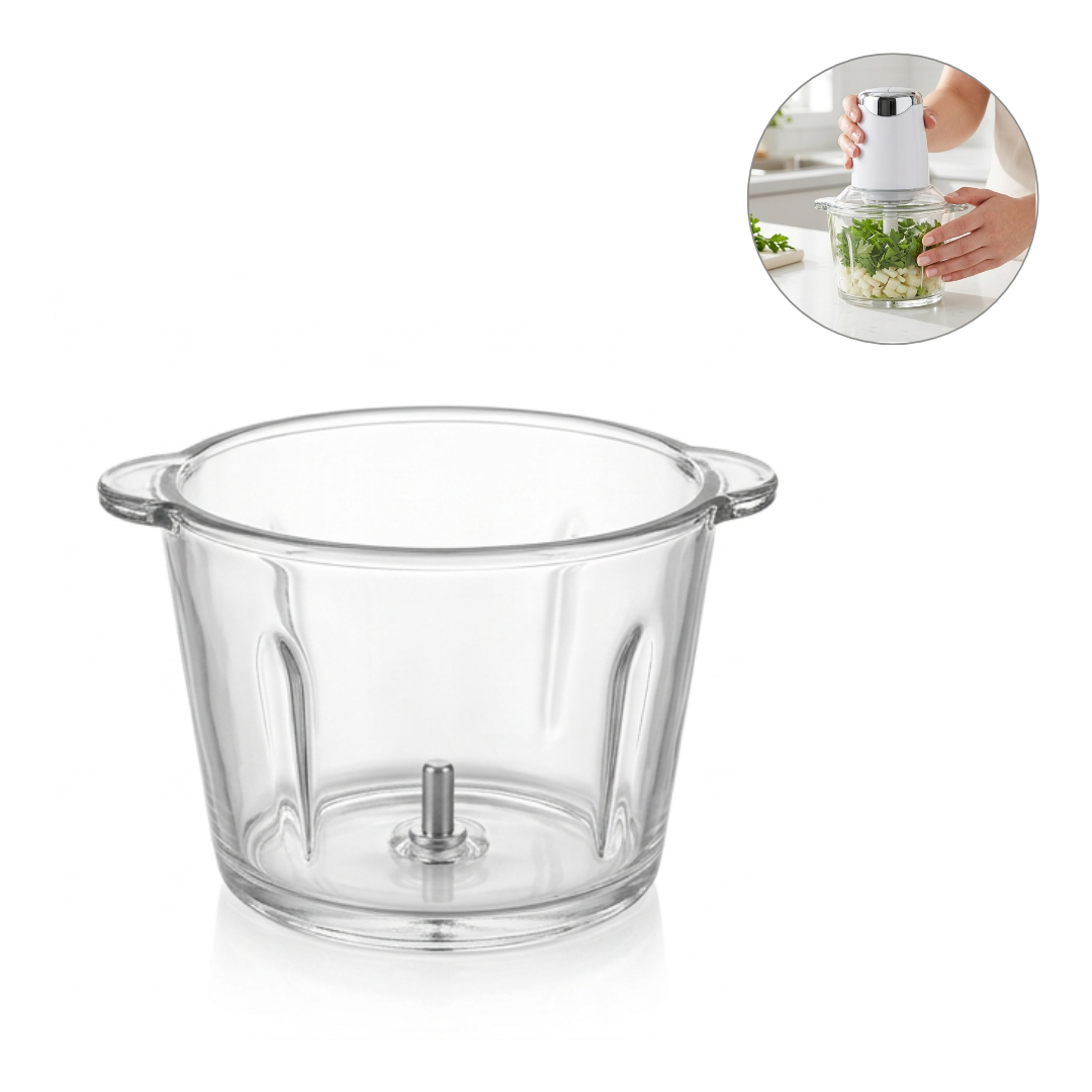 Bol en verre pour hachoir domestique viande et légumes