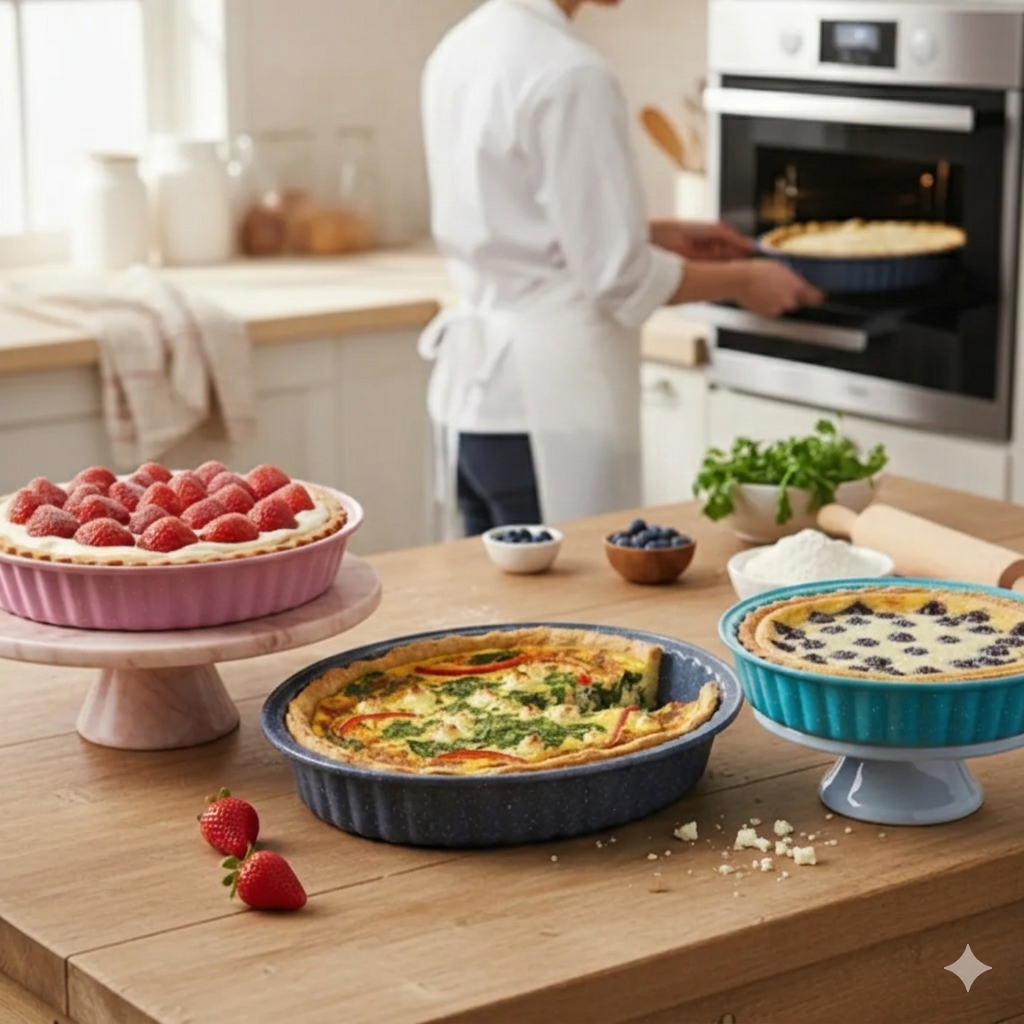 Créations Croustillantes Moule Antiadhésif pour Tarte et Gâteau (colleur aléatoire)