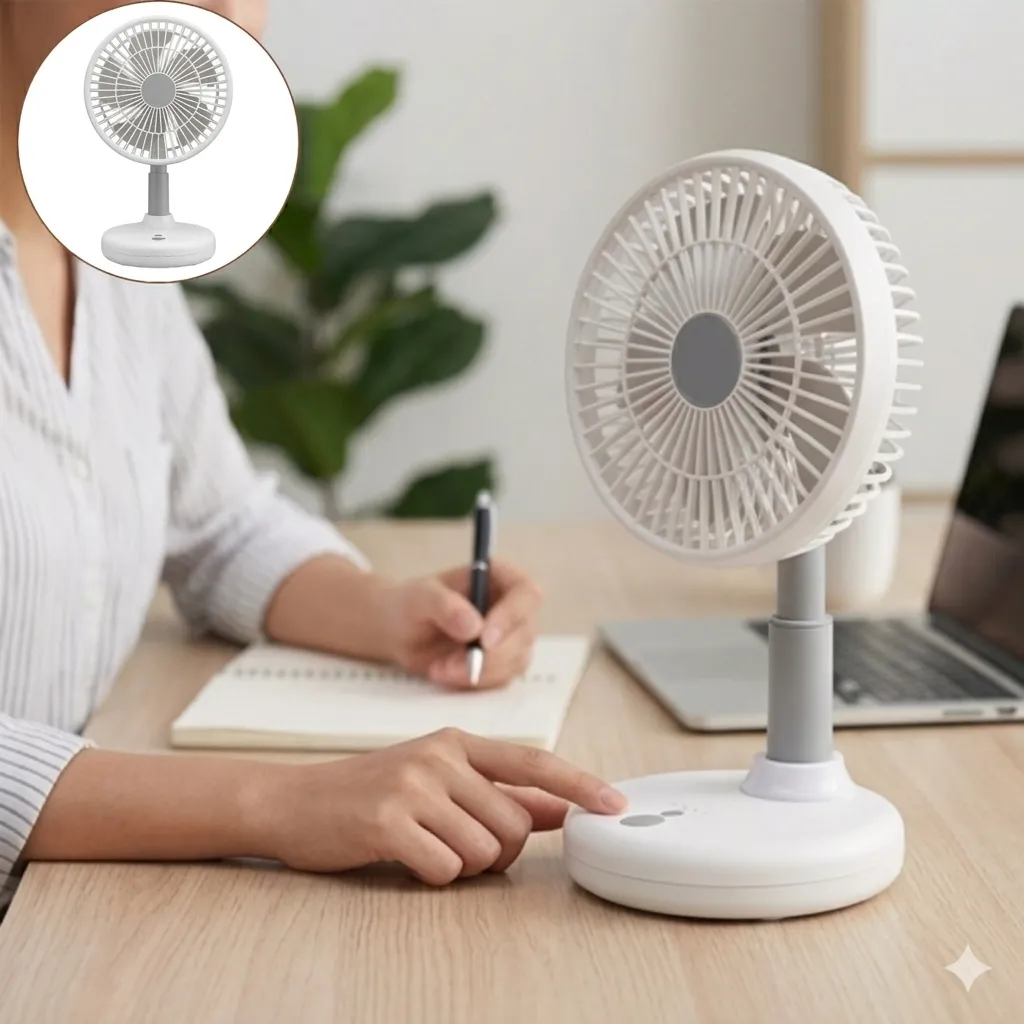 Mini Ventilateur Portable à main Rechargeable USB câble