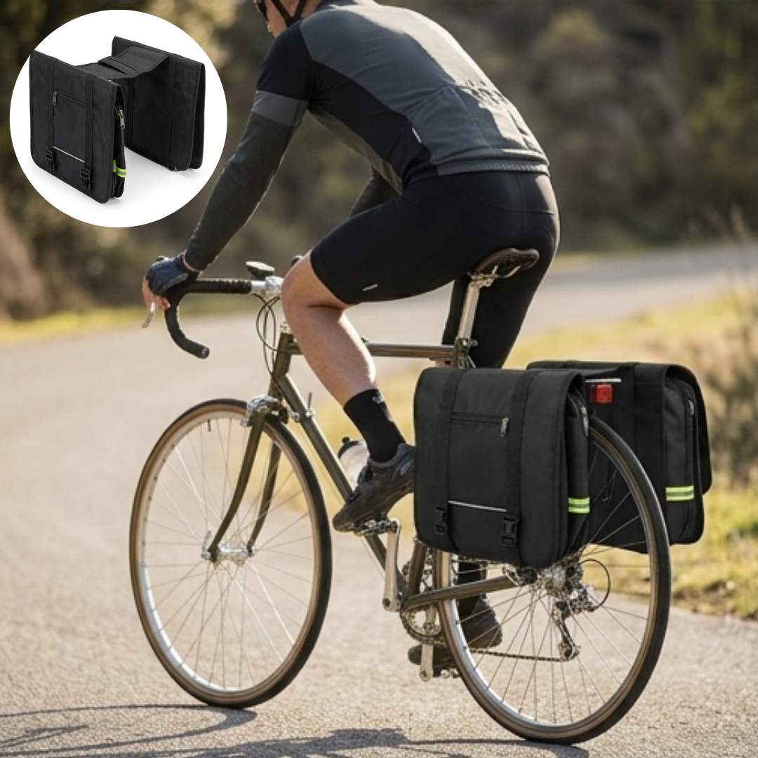 Sacoches de Vélo pour Porte-Bagages Arrière – Sac de Rangement Grande Capacité